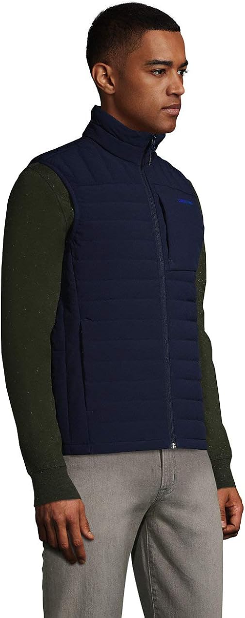 Lands' End Men's Packable 800 Down Vest 