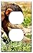 Switch Plate Outlet Cover - Ape Baby Monkey Grapes Curious Barbary Ape 1