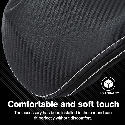 Image of Autorder Center Console Cover for 2020 2021 2022 2023 2024 Buick Encore GX Accessories Armrest Cover Anti-Scratch Middle Console Pad Leather Armrest Protector