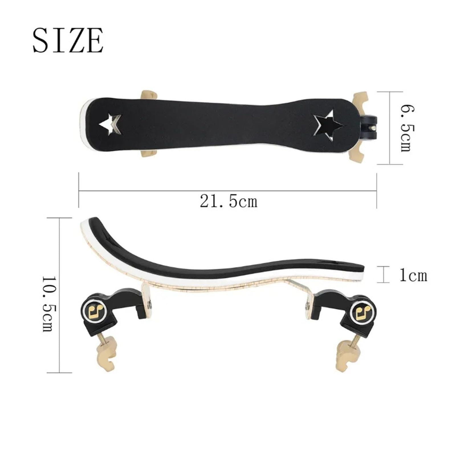 Reposabrazos for violín de aleación 4/4, accesorio for instrumentos musicales