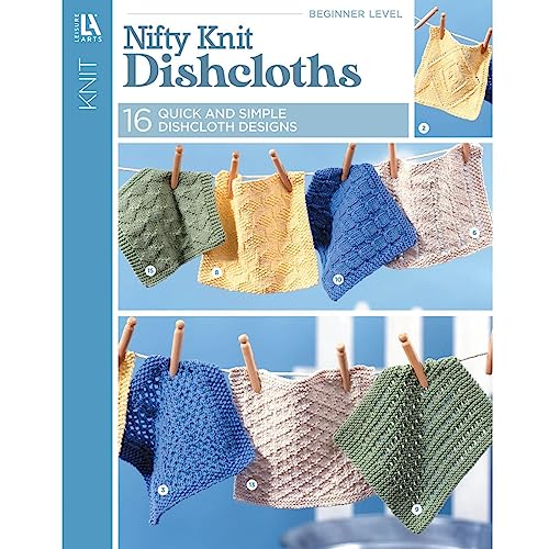 Nifty Knit Dishcloths-Includes 16 Dishcloth Designs Each in One of Four Colors