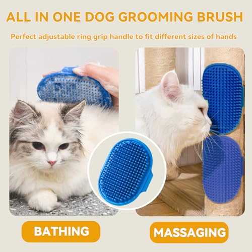 Image of Valentines Day Gifts 3 Packs Pet Hair Removal Glove,Pet Hair Remover for Cat & Dog,New Upgraded Electrostatic Gloves Pet Hair,Reusable Electro Static Pet Hair Remover Electrostatic Gloves