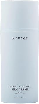 NuFACE Silk Crème Activator - Brightening & Firming Conductive Serum for Microcurrent - Powered by IonPlex, 8-Phyto Actives & Hyaluronic Acid to Enhance Microcurrent Facial Device Results (3.3 oz)