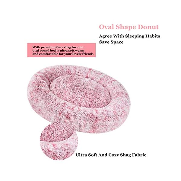 Shag Faux Fur Dog Bed