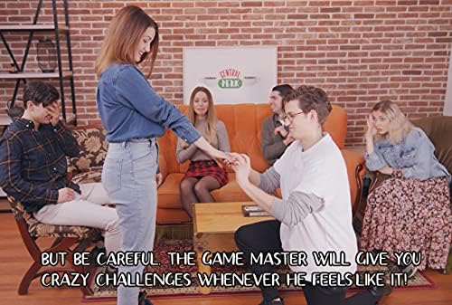 TOMY Games Friends the Interactive Quiz Game, Friends TV Series, Friends Quiz, Adult Game, Friends TV Show, Interactive Games, Suitable for Adults and Teenager 14 years+, Multicoloured, T73292