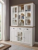 ma belle provence 02  Design-Wohngalerie Buffet Provence - Pinie Weiß/Eiche hell Dekor