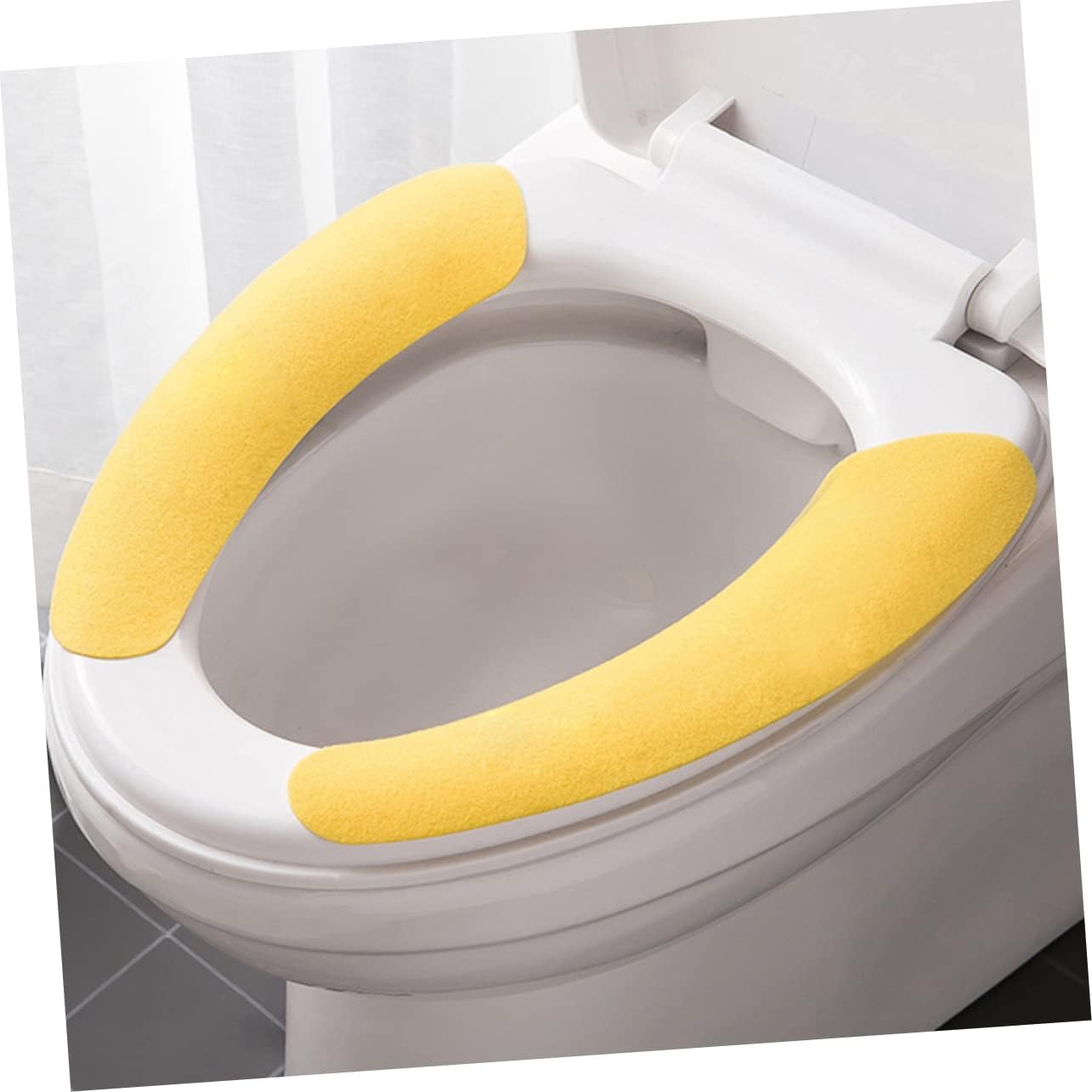 10pairs Practical Toilet Mats Washable Stylish Seat Pads for Home Hotel Use