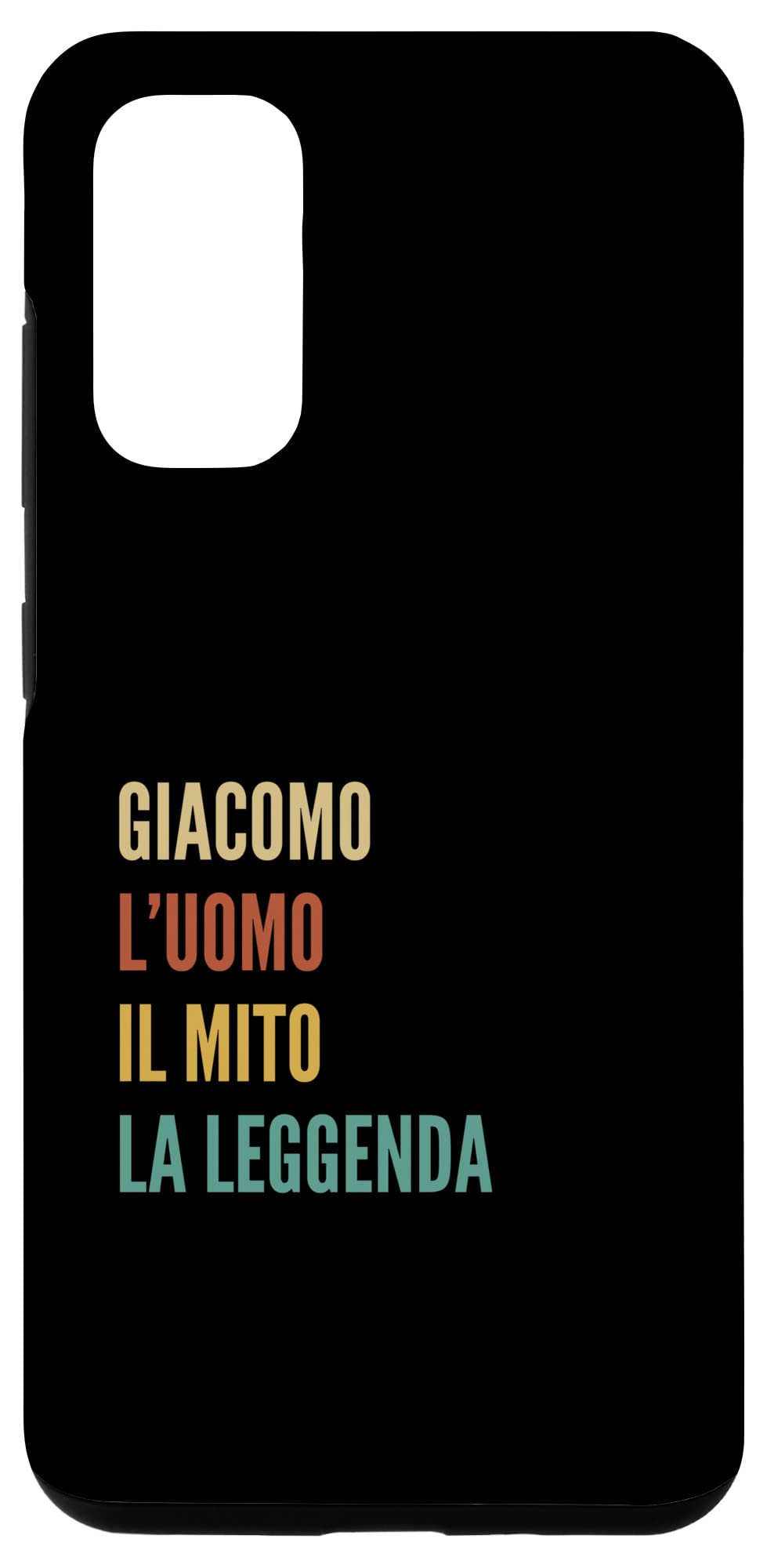Galaxy S20 Funny Italian First Name Design - Giacomo Case