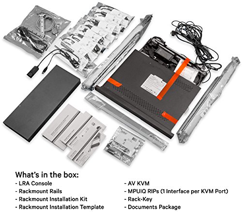 Vertiv Avocent Local Rack Access | 1U | Rack Mount | 16-Port KVM Console (LRA185KMM16D-001)