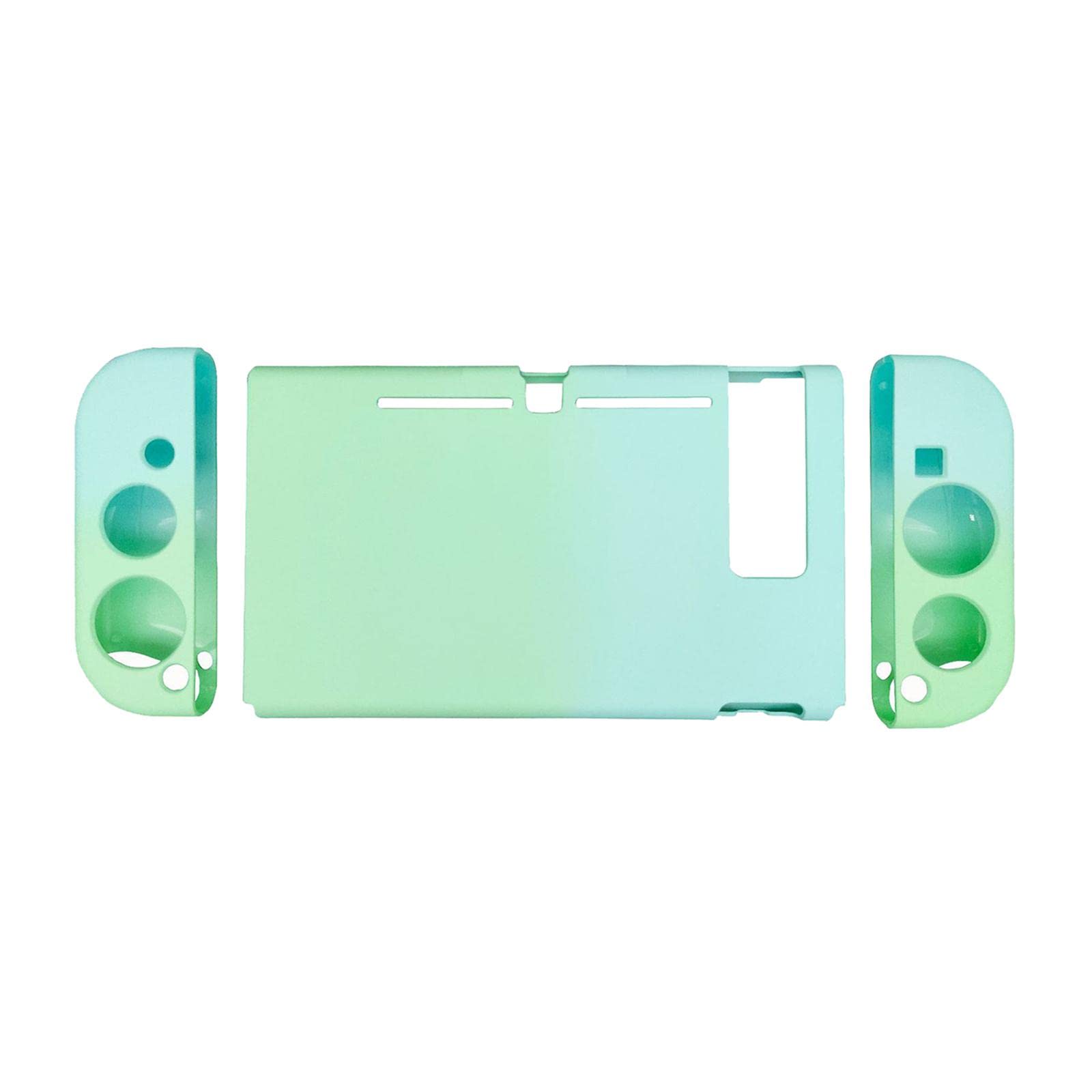 bnf BNF® Soft Silicone Hard Colorful Protective Case Cover Shell for Nintendo Switch Blue Green Gradient-picture-17