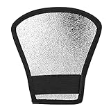 Fijación elástica: en ambos lados de la lámpara de techo reflector se encuentran bandas elásticas retráctiles que se pueden conectar con el flash. No necesitas sostener el reflector, libera tus manos y sumergirla en la diversión de tomar fotos.