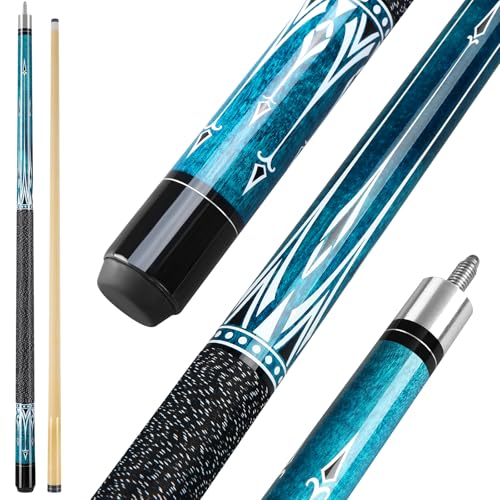 Winucue Billard Queue, 58'' Billiard Cue Stick mit 13mm Spitzen für Professionelle Billardspieler...
