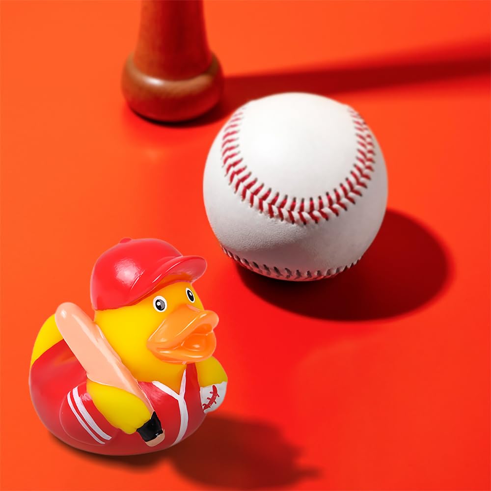 Rhode Island Novelty 2" Baseball Rubber Duckies