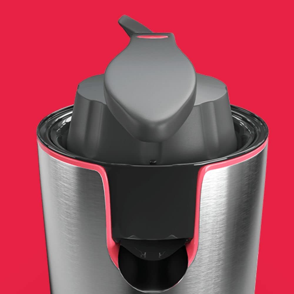 Tesla Exprimidor de Cítricos CJ301BX, 300W, Capacidad 650ml, Filtro de Pulpa, Fácil Limpieza, Negro