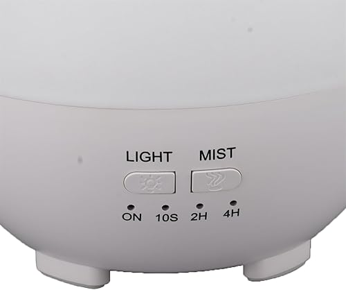 Miniatura 6 de Difusor ultrasónico de aromaterapia, 7 luces LED de color, operación silenciosa, diseño portátil, capacidad del tanque de agua de 10.1 fl oz