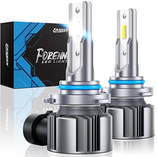 Forenner Fahren 9006/Hb4 Led Headlight Bulbs, 400% Brightness 6500K Cool White, Upgrade 9006 Led Bulbs Conversion Kits, Pack Of 2 #TOP4