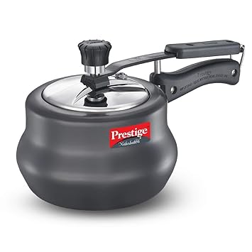 Prestige Nakshatra Plus Hard Anodised Handi 2 litre, Black