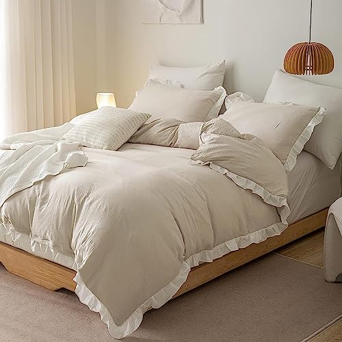 Parure de lit infroissable rose et blanc pour éliminer la corvée du repassage des draps - 4