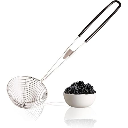Fackelmann 48488 Épuisette Pour Fondue Chinoise - Panier Acier Inoxydable 29 X 6,5 Cm