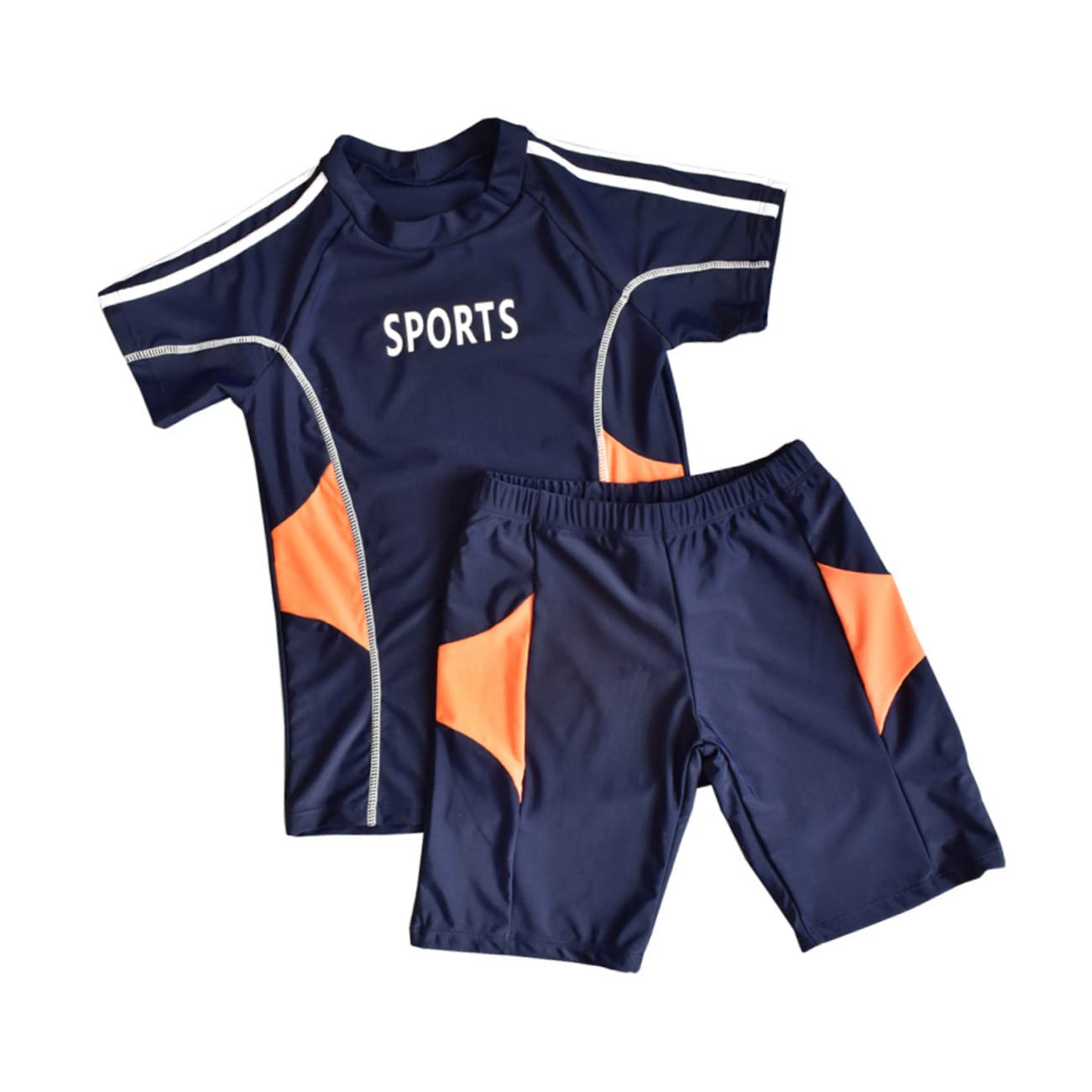 Sosoport Conjunto de Traje de Baño de Dos Piezas para Niño Traje de Buceo de Verano Adecuado Material Resistente al Agua para Natación y Actividades Acuáticas