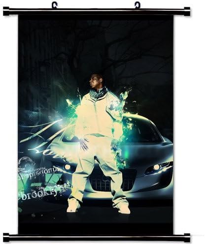 Home Decor Music Star Figure Poster with Ino Yamanaka Naruto Shippuden Anime Wall Scroll Poster Fabric Painting 24 X 36 Inch (60cm X 90 cm)