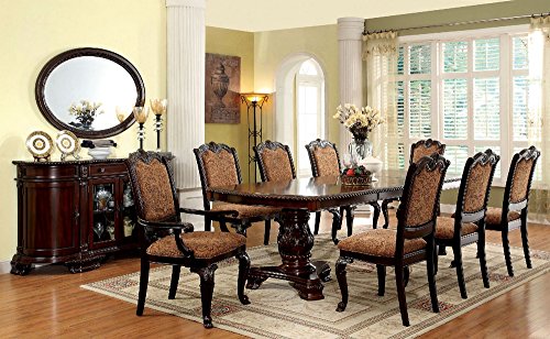 Furniture of America Bellagio Brown Cherry Server Dining Room Buffet