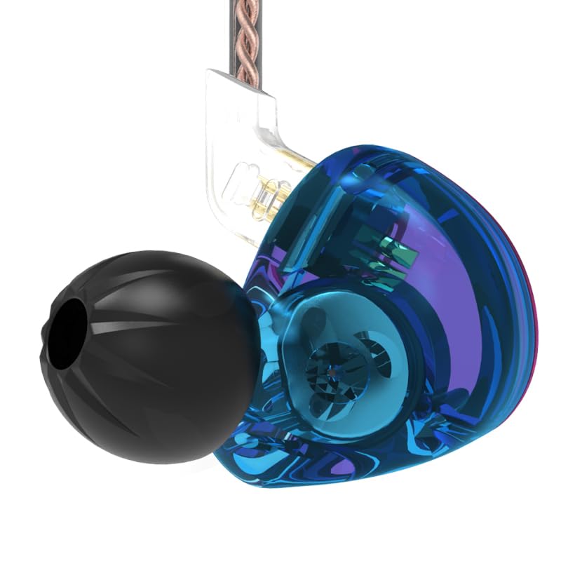 Auriculares in-ear FEDAI KZ ZST negros con cable desmontable miniatura 2