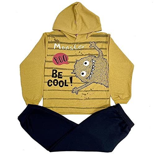 Roupa Infantil Kit 4 Conjunto Moletom Menino Frio Atacado Tamanho:6