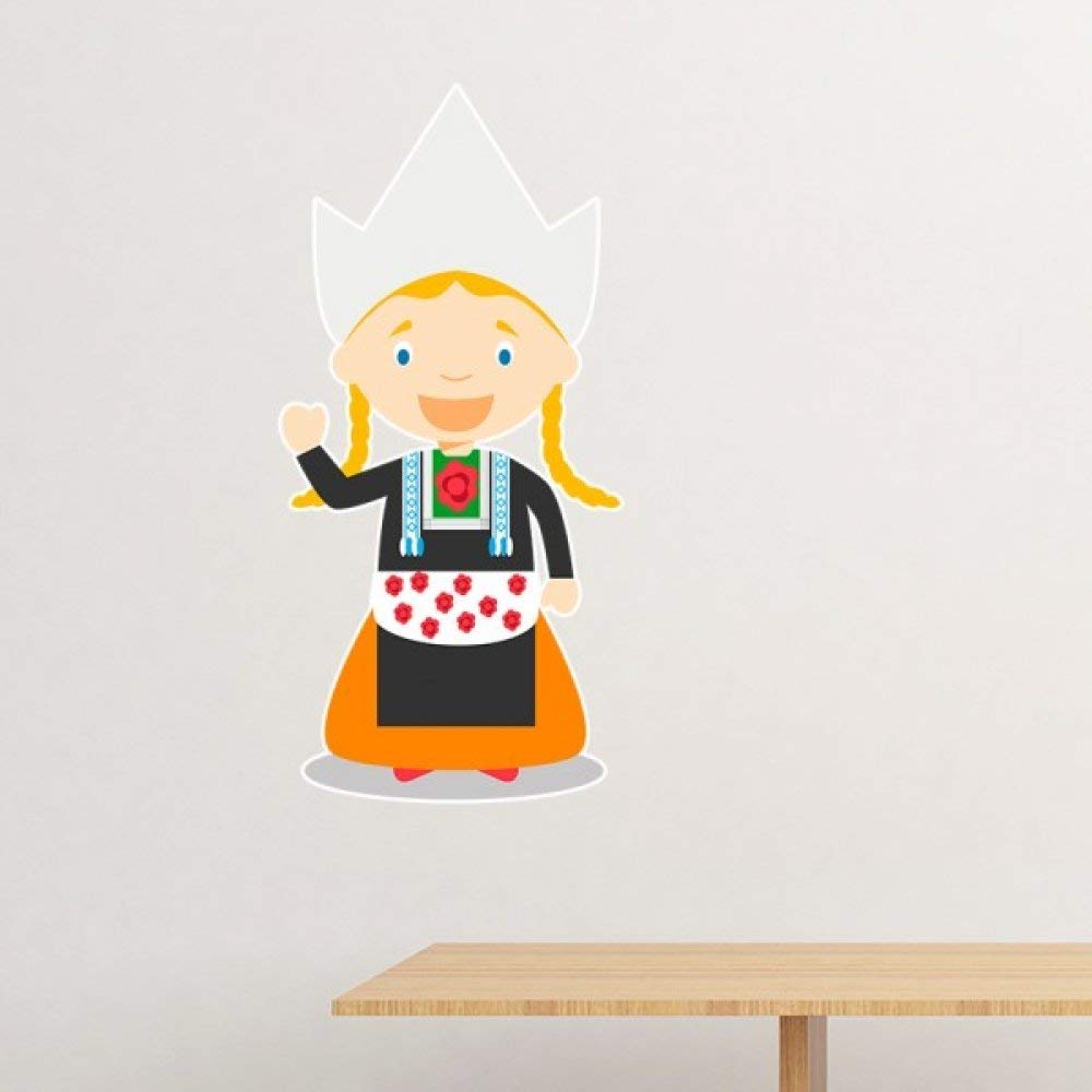 Sticker fille Pays-Bas pour décorer la chambre de votre enfant facilement