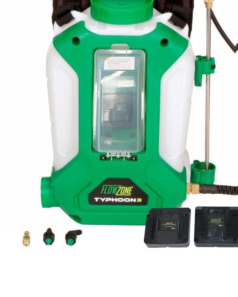 Amazon.com : FlowZone Typhoon 3 Battery Backpack Sprayer, 4-Gal