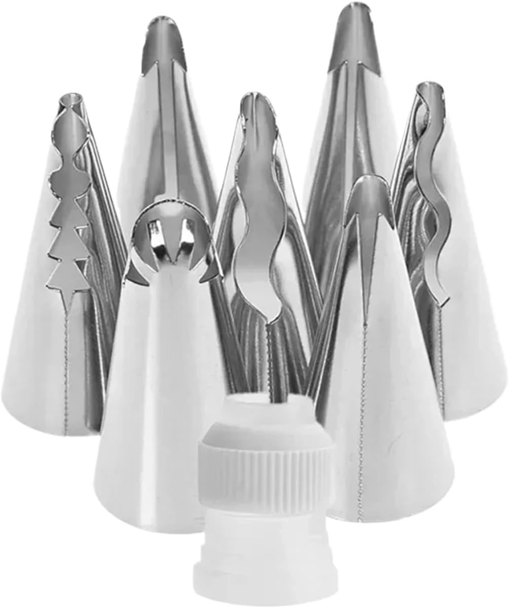 Small Piping Tips 32pcs Wedding Pastry Puff Skirt Icing Piping Decorating Tips Cake Cupcake Decorator Tool