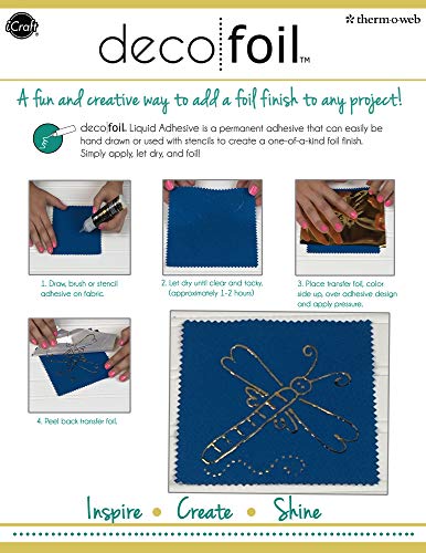 image for iCraft Deco Foil Liquid Adhesive 2.1 Fl oz, multi-colored