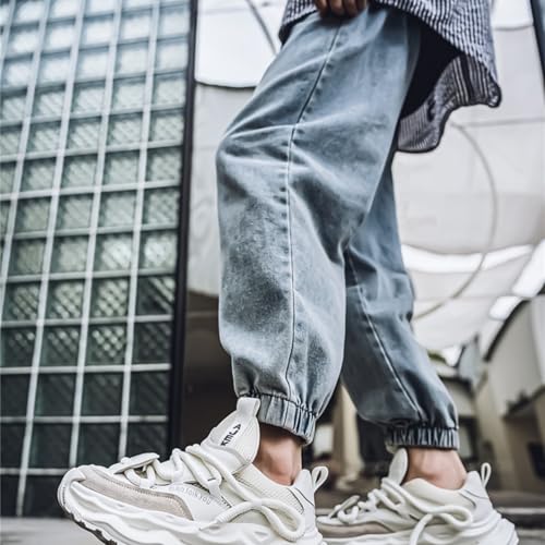 Men’s Vintage Chunky Sneakers - Retro Design, Cushioned Midsole, Anti-Slip Rubber Outsole, Mesh-Backed Suede Upper - Soft Sole for All-Day Comfort, Streetwear & Casual Adventures4