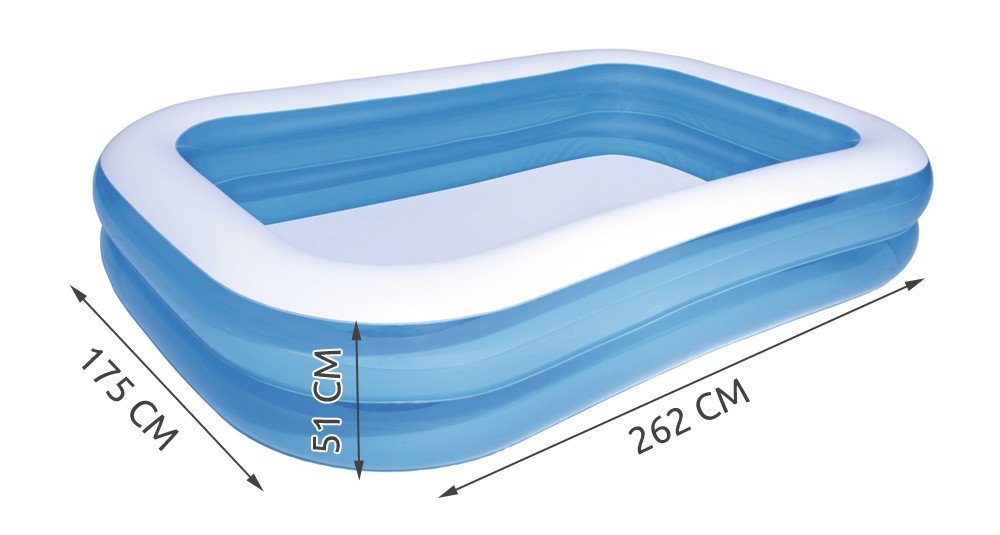Bestway PISCINA GONF. RETT. BW CM.262X175 H.51 540