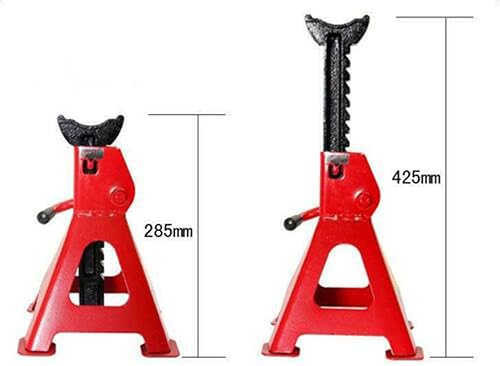 Miniatura 3 de 3 toneladas 6,600 libras Jack Stands alta capacidad de acero coche auto tienda eje elevación elevación portátil para SUV camión RV 1 par