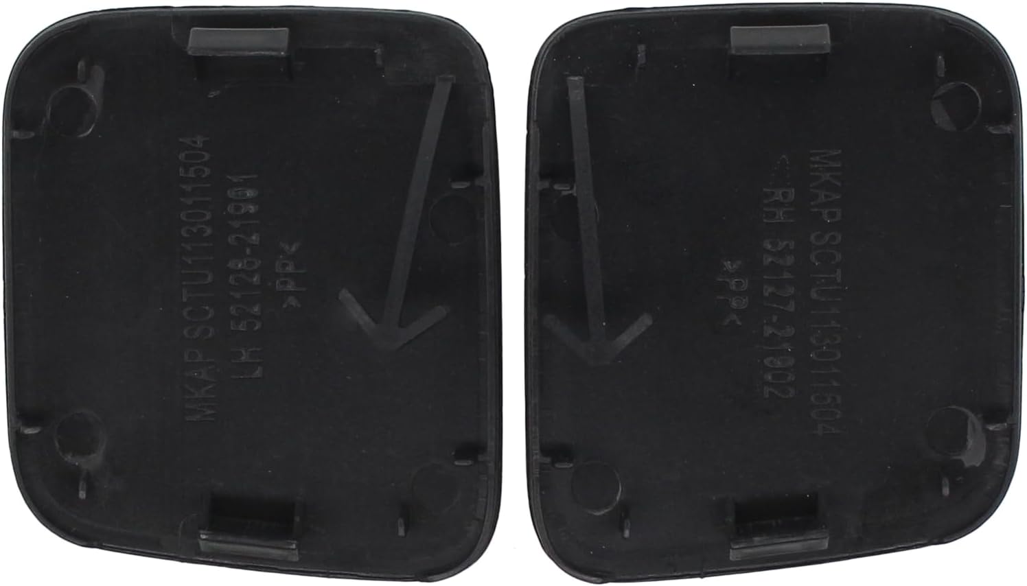 ApplianPar 2Pcs Front Driver and Passenger Side Bumper Hole Cover for Scion tC 2011-2013