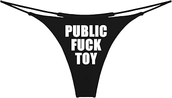 Public F Toy Panties for Women, Shared Wife G String Thongs, Naughty Underwear Gift