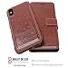 AMOVO [Upgraded] Case for iPhone Xs Max [2 in 1] iPhone Xs Max Wallet Case Detachable [Wireless Charging] [Vegan Leather] iPhone Xs Max Flip Case with Gift Box Package (XSMAX (6.5'') Brown)