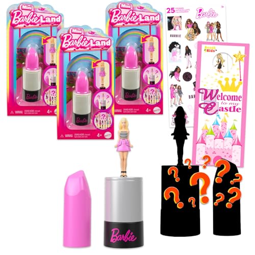 Set de 3 Muñecas Mini Barbie con Bolsas Sorpresa miniatura 1