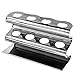 Stainless Steel Razor Stand/Toothbrush Holder, Bacteria-Free and Rust Proof, Metier Atelier Waveform Series (AKTMTR1004)