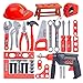 Househome Enfants Outils Électriques Valise Pretend Jouer Jouet Ensembles Boîte à Outils Éducatifs Enfants, Jeu d'imitation - Mallette outils Bosch transparente avec perceuse