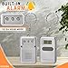 Talking Clock For Blind Keychain Alarm - Small Digital Clock Keychain with Alarm for Visually Impaired Digital Alarm Clock for Kids, Elderly - Digital Clock Battery Operated Talking Travel Alarm Clock