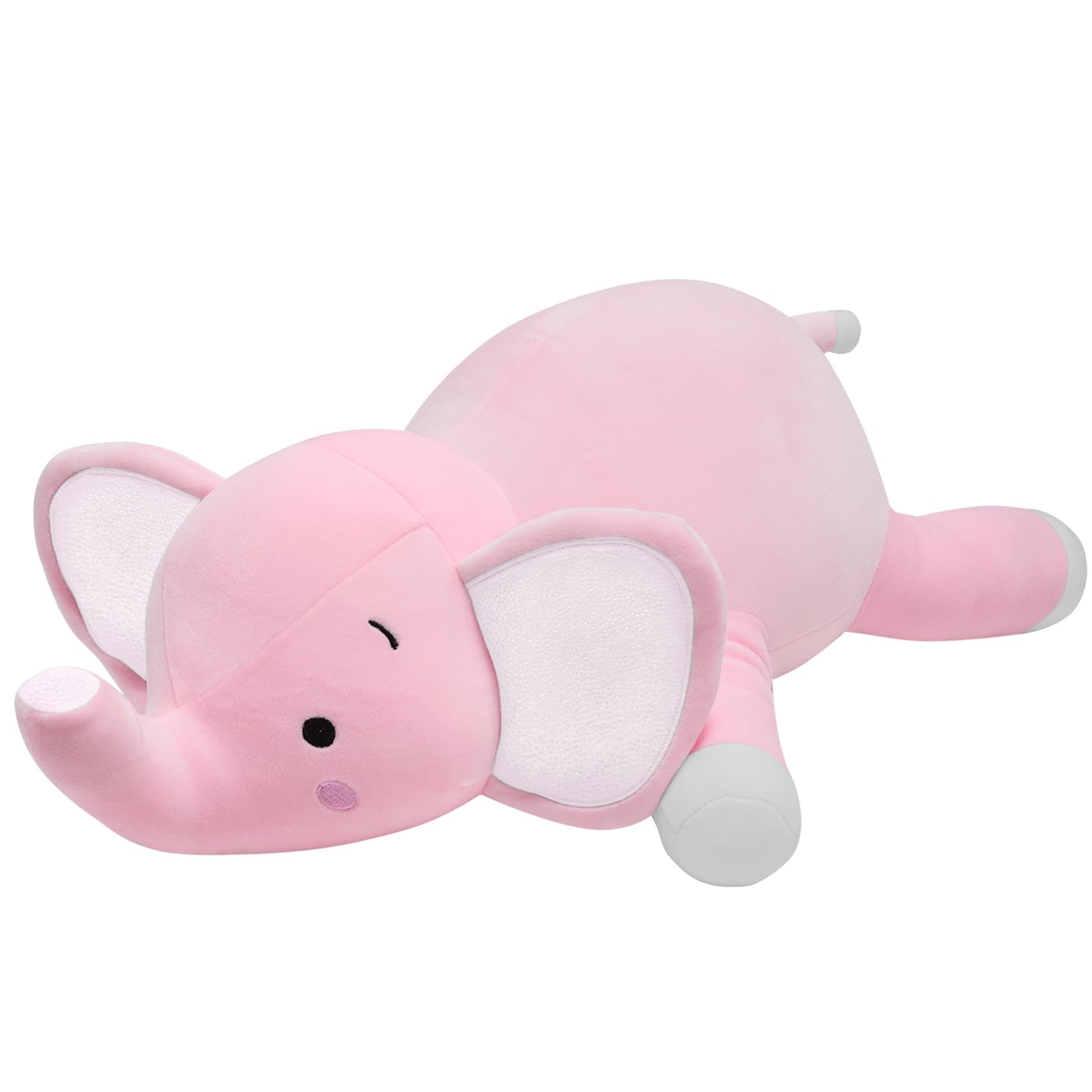 CSVBTRF Weighted Stuffed Animal, 4.2 lbs 23" Elephant Plush Hugging Pillow for Kids Gift - Elephant Stuffed Animals
