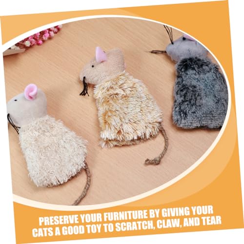 BUGUUYO 6 Unidades Brinquedo gato canguru prazer dante fun ratos -de-gato brinquedos para mastigar d