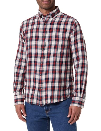 Chemise à carreaux en flanelle GANT rouge idéale pour vos sorties d'automne