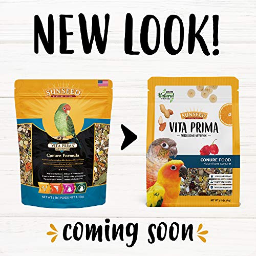 Sunseed 49040 Vita Prima Sunscription Conure Food - High-Variety Formula, 3 LBS - Image 3