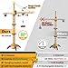 Mini Tudou RC Crane Toy,50.4 inch Tall 2.4GHz Remote Control Robotic Excavator,Educational Construction Vehicles Toy for Ages 6,7,8,9 Boys or Girls