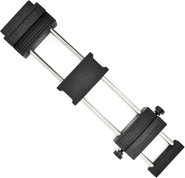 OBLUESKY Holder for sharpening stones, adjustable, non-slip uchwyt do kamienia szlifierskiego, regulowana antypoślizgowa guma ze stali nierdzewnej 304 dla łatwego wygładzania