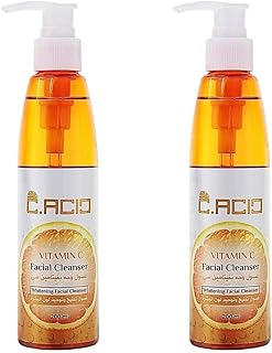 منظف الوجه بفيتامين سي من سي اسيد، منظف لتفتيح وتوحيد لون البشرة، 200 ملليلتر (1 + 1)