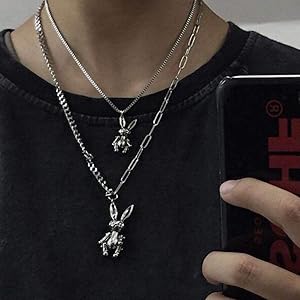 国内で当店のみ CFIERCE - Gothic Rabbit Layered Necklace 国内で当店のみ CFIERCE - Gothic Rabbit Layered Necklace